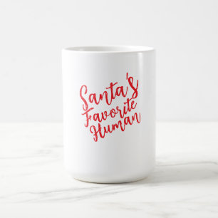 Santa’s Favourite Human Cute Christmas Coffee Mu Mug