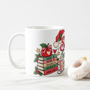Santa’s Favourite Teacher Christmas Coffee Mug
