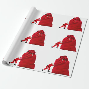 Santa’s Gift Sack Wrapping Paper