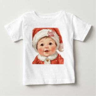 Santa’s Little Helper Baby Shirt Cute Christmas