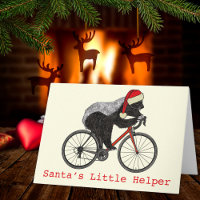 Santa’s Little Helper Honey Badger Quote