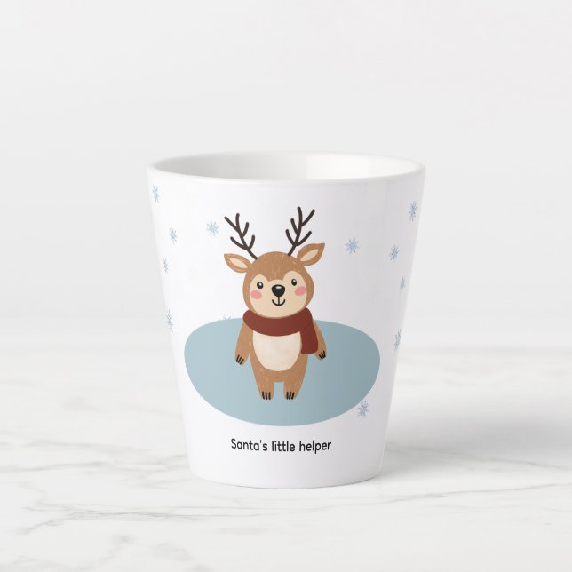 Santa’s Little Helper Latte Mug (Front)