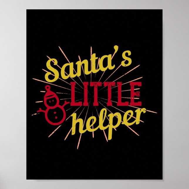 Santa’s Little Helper Poster (Front)