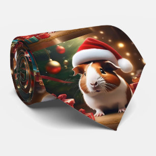 "Santa’s Little Helper: The Christmas Guinea Pig" Tie