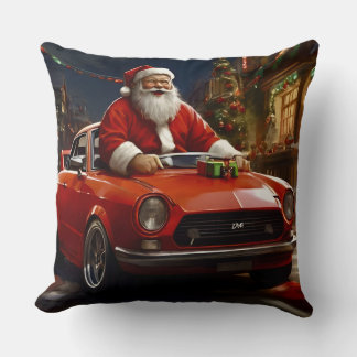 Santa’s Little Red Convertible  Cushion