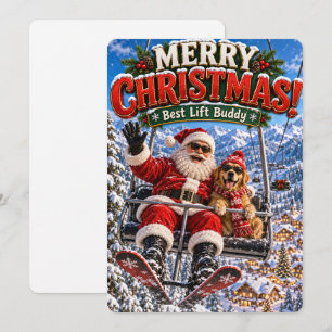 Santa’s Merry Adventures Best Lift Buddy Holiday Card