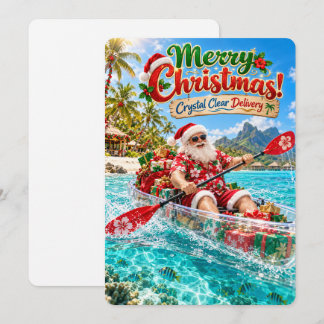 Santa’s Merry Adventures | Clear Water Christmas Holiday Card