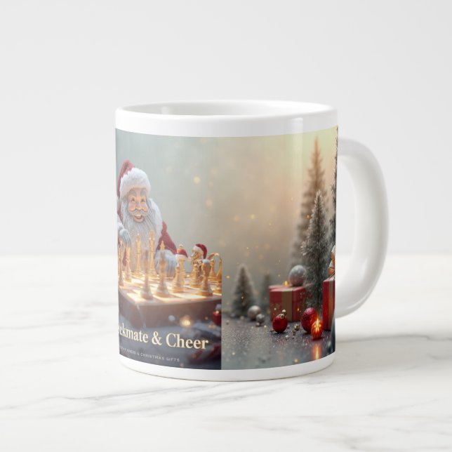 Santa’s Next Move – Funny Chess Christmas Mug for  (Front Right)