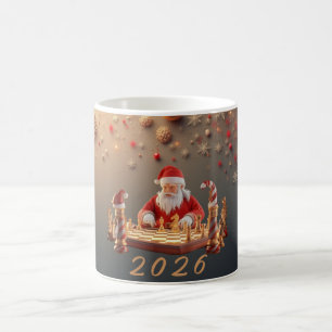 Santa’s Next Move – Funny Chess Christmas Mug for