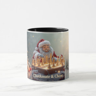 Santa’s Next Move – Funny Chess Christmas Mug for 