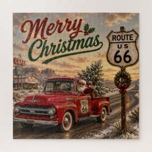 Santa’s Route 66 Christmas Puzzle