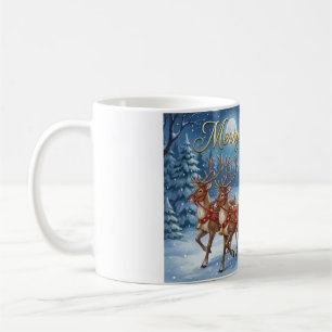 Santa’s Snowy Sleigh Ride Coffee Mug