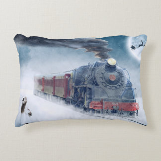 Santa’s Steamline Decorative Cushion