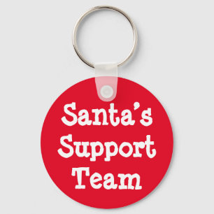 Santa’s Support Team Key Ring