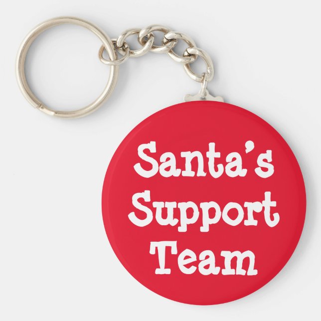 Santa’s Support Team Key Ring (Front)