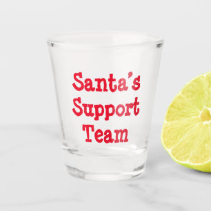 Santa’s Support Team Shot Glass