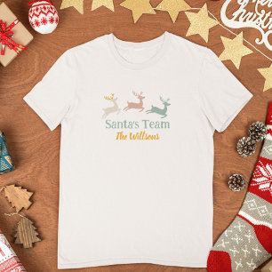 Santa’s Team Matching Family Christmas T-Shirt