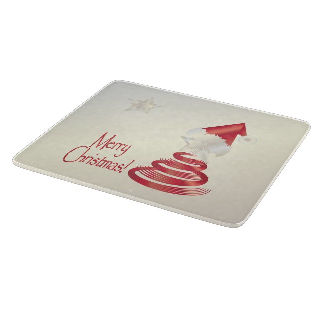 Santa s Tree Cutting Board (Corner)