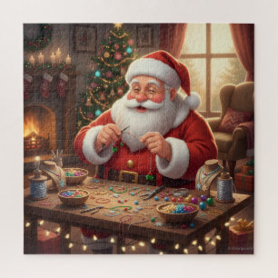 Santa’s Workshop: Christmas Jewelry Making Jigsaw Puzzle