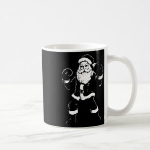 Santa Santa, Boxer Boxing Kickboxing Christmas Mar Coffee Mug