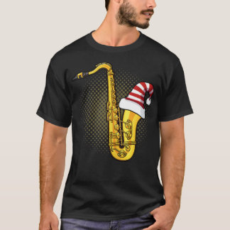 Santa Saxophone Chistmas Season T-Shirt