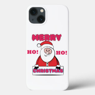 SANTA SAYS; MERRY CHRISTMAS,HO HO! iPhone 13 CASE