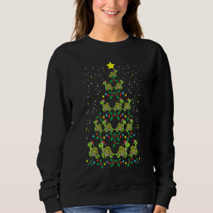 Santa Sea Turtles Christmas Tree Cute Xmas Animal  Sweatshirt