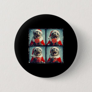 Santa Seal Ocean Animal Photography Sea Lion Chris 6 Cm Round Badge