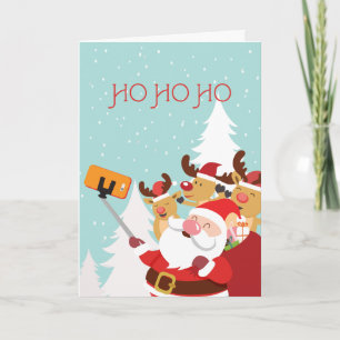 Santa Selfie Christmas Card