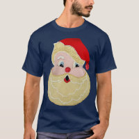 Santa Sequin Applique cute but creepy