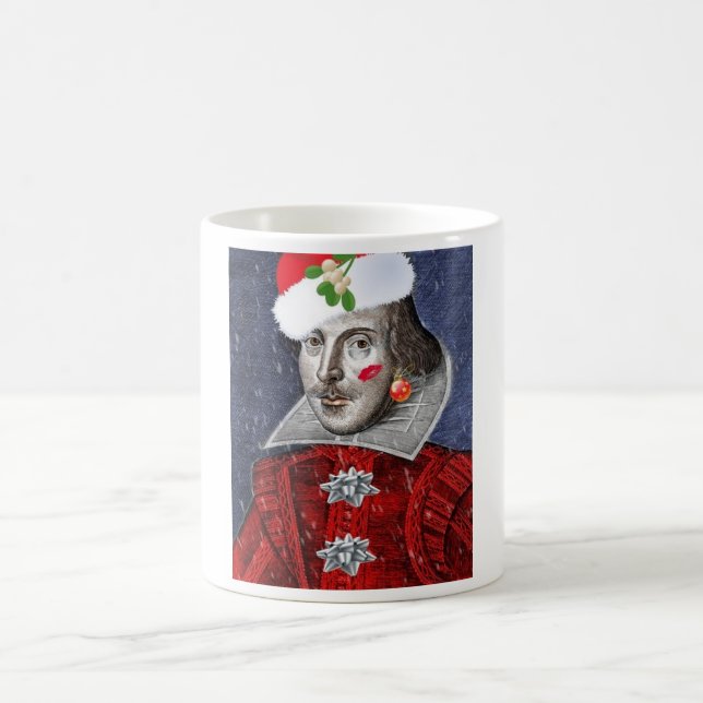 Santa Shakespeare Coffee Mug (Center)