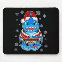 Santa Shark, Shark In A Santa Suit, Christmas Shar
