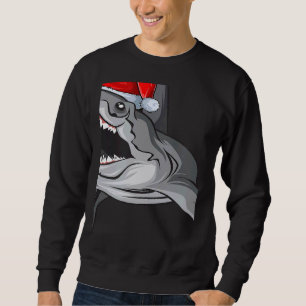 Santa Sharkmas Xmas  Shark Christmas Sweatshirt