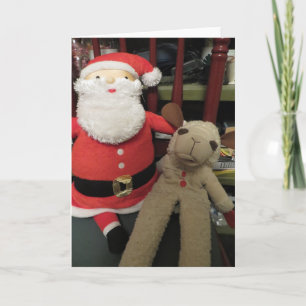 Santa & Sheep Holiday Card