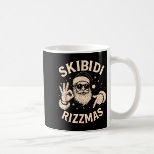 Santa Six Seven Meme 67 Hands Sign Rizz Skibidi Ri Coffee Mug
