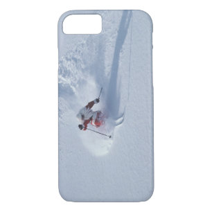 Santa Skiing at Snowbird Ski Resort, Wasatch iPhone 8/7 Case
