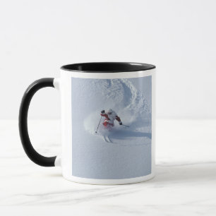 Santa Skiing at Snowbird Ski Resort, Wasatch Mug