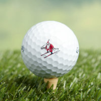 Santa Skiing Callaway Supersoft golf balls 12 pk