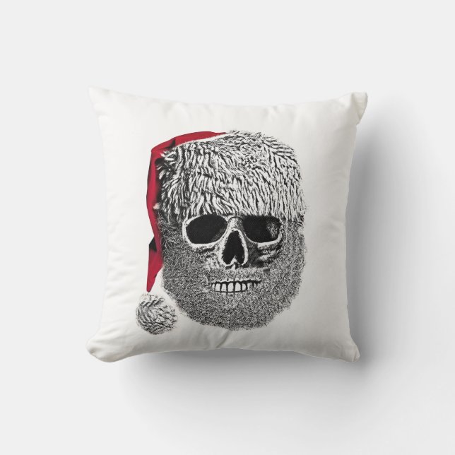 Santa skull cushion (Front)