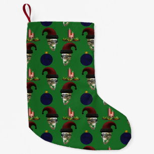 Santa Skull Small Christmas Stocking