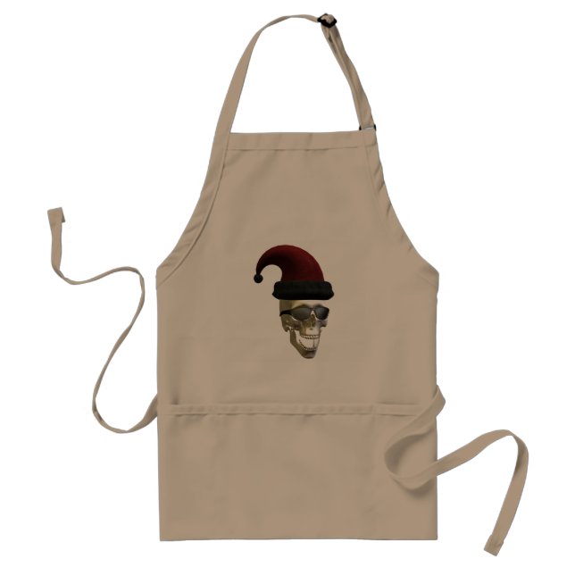 Santa Skull Standard Apron (Front)