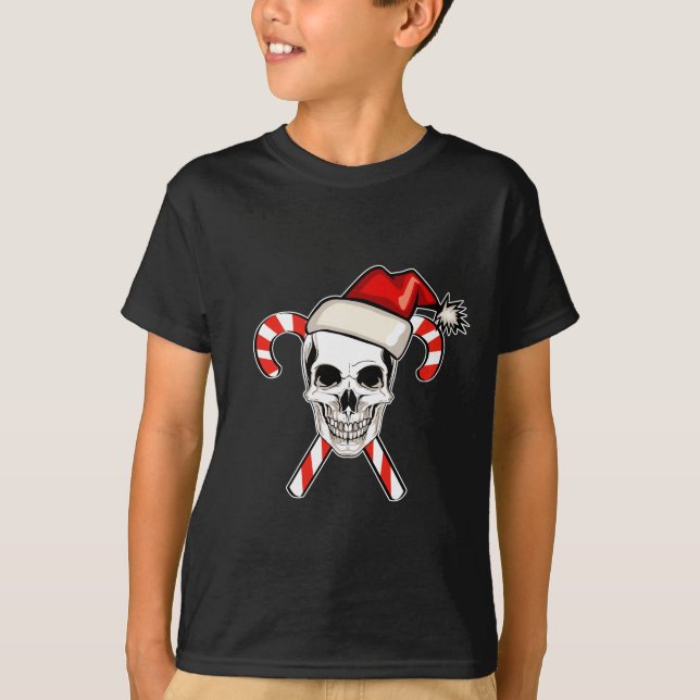 Santa Skull T-Shirt (Front)