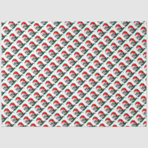 Santa Skulls Christmas Tissue Paper