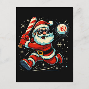 Santa Slams the 6-7 Christmas Meme Postcard