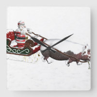 Santa Sled Pulled By Hippopotamus