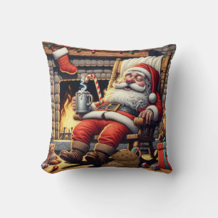 Santa sleeping Christmas Cushion