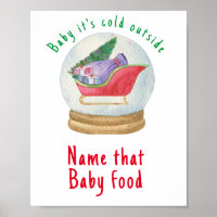 Santa sleigh - Name that baby food