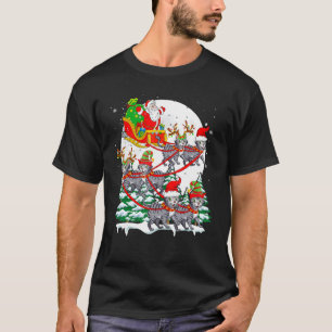 Santa Sleigh Reindeer American Shorthair Shorthair T-Shirt