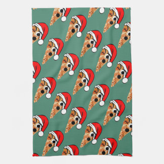 Santa Slice Tea Towel