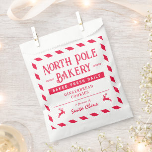 Santa Snack Personalised Christmas Party Favour Ba Bag